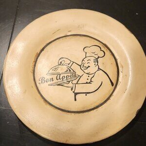 Bon Appétit Display Plate with Stand